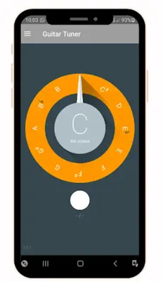 Guitar Tuner and musical notes android App screenshot 2